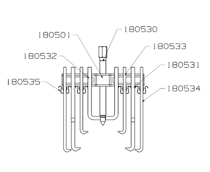 Extracteur Multiple Forza B=173